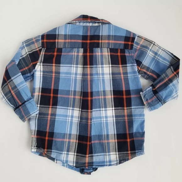 Janie and Jack plaid shirt - Picture 2 of 4